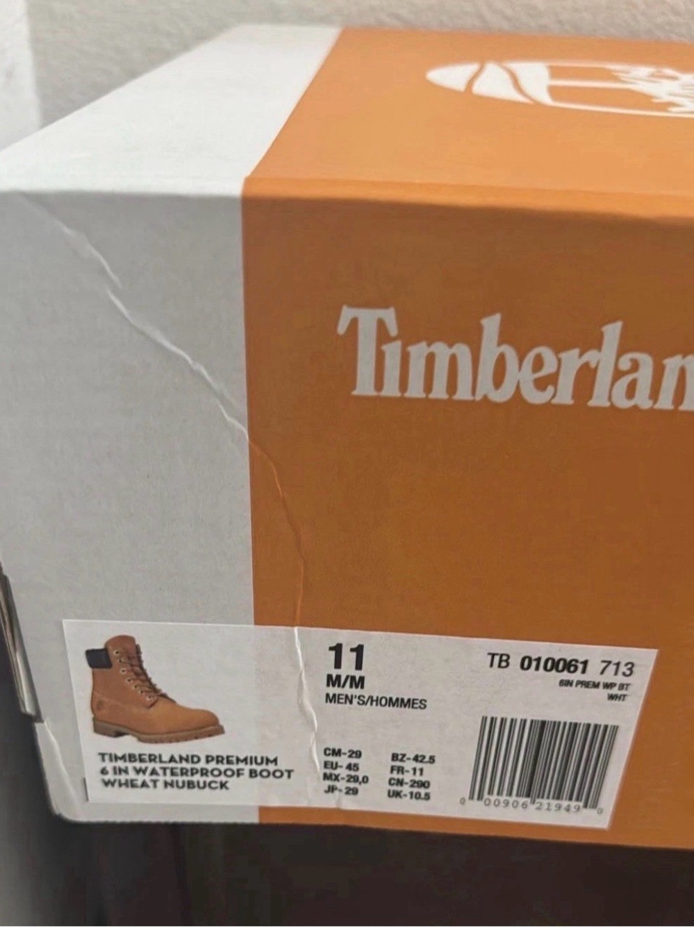Timberland Men’s Wheat/Tan 6-Inch Premium Waterproof Boot